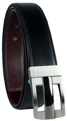 

Cyclone Men Casual Black Genuine Leather Belt