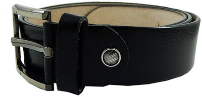 

Cyclone Men Casual Black Genuine Leather Belt