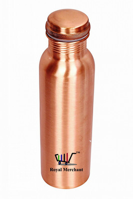 Royal Merchant copper water bottle 1000 ml Bottle(Pack of 1, Brown, Copper)