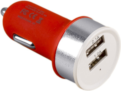 Autofy 2.1 Amp Turbo Car Charger(Red)