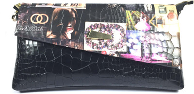 

Stylezee Party Black Clutch