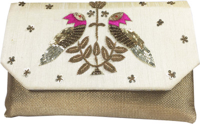 

Stylezee Party White Clutch