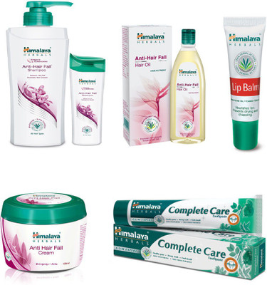 

Himalaya Anti Hair Fall Shampoo, Anti Hair Fall Hair Oil, Anti Hair Fall Cream, Toothpaste(Set of)