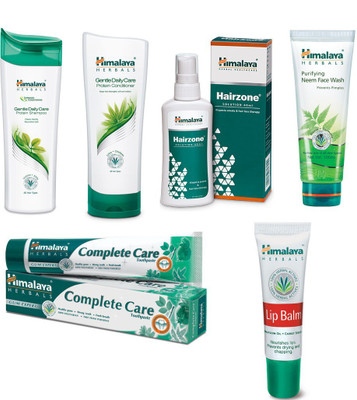 

Himalaya Gentle Daily Care Protein Shampoo, Gentle Daily Care Protein Conditioner, Hairzone Solution, Purifying Neem Face Wash, Toothpaste(Set of 5)