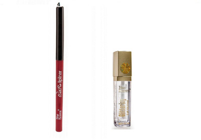 

Blue Heaven WALK FREE LIP LINER-04 WITH LIP GLOSS(Set of 2)