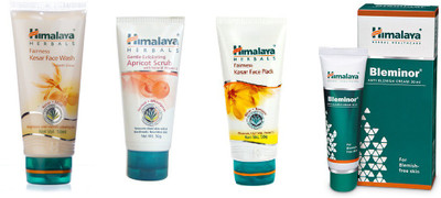 

Himalaya Bleminor Anti Blemish Cream, Fairness Kesar Face Wash, Fairness Kesar Face Pack, Gentle Exfoliating Face Scrub(Set of)