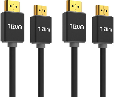 

TIZUM HDMI 2.0 -Gold HDMI Cable(Compatible with Mobile, Laptop, Tablet, Mp3, Gaming Device, Black, Grey)