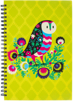 

Chumbak Mini Notebook(Floral Owl, Multicolor)