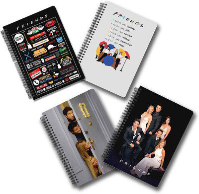 

Mc Sid Razz A5 Notebook(Notebook, Multicolor, Pack of 4)