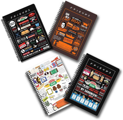

Mc Sid Razz A5 Notebook(Notebook, Multicolor, Pack of 4)