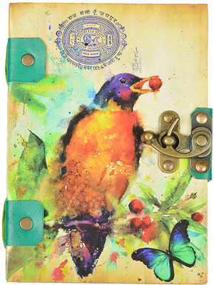 

Craft Club A5 Diary(Handmade recycled paper diary, Multicolor)