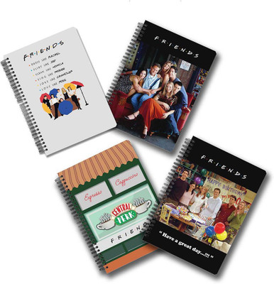

Mc Sid Razz A5 Notebook(Notebook, Multicolor, Pack of 4)