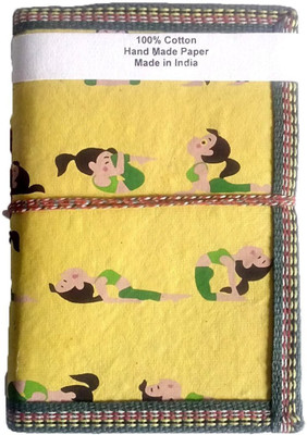 Rastogi Handicrafts notebook Book-size Diary personal 150 Pages(Yellow)