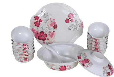 

Eagleware Floral Melamine Dinner Set(Melamine)