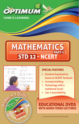 

Optimum Educators Educational DVDs STD 12 CBSE/NCERT MATHEMATICS 2(DVD)