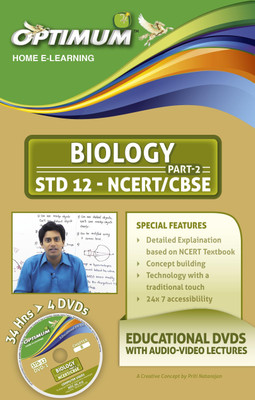

Optimum Educators Educational DVDs STD 12 CBSE/NCERT BIOLOGY 2(DVD)