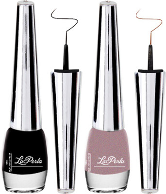 

La Perla Laerla Pack Of 2 Sparkeling Eyeliner 5MLx2pc-LE101-Black,Pink 5 g(Black Pink)