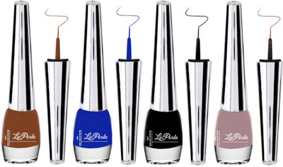 

La Perla Laerla Pack Of 4 Sparkeling Eyeliner 5MLx4pc-LE101-Black,Blue,Brown,Pink 5 g(Black Blue Brown Pink)