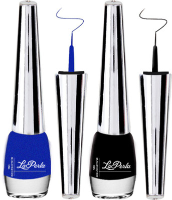 

La Perla Laerla Pack Of 2 Sparkeling Eyeliner 5MLx2pc-LE101-Black,Blue 5 g(Black Blue)