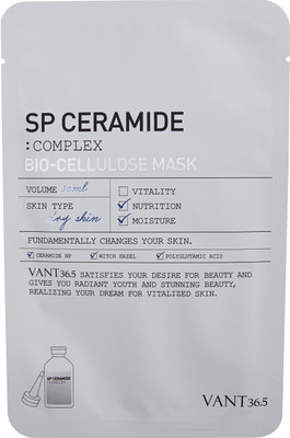 

VANT 36.5 SP Ceramide Bio- Cellolose Mask Set of 6 Sheets (Made In Korea)(180 ml)