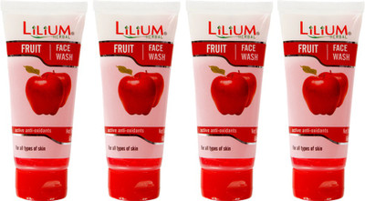 

LILIUM Fruit Face Wash 60ml Pack of 4 Face Wash(60 ml)