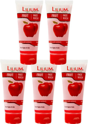 

LILIUM Fruit Face Wash 60ml Pack of 5 Face Wash(60 ml)