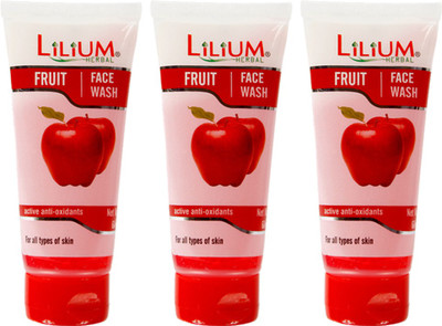 

LILIUM Fruit Face Wash 60ml Pack of 3 Face Wash(60 ml)
