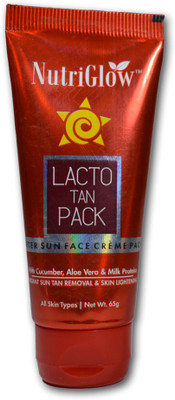 NutriGlow Lacto Tan After Sun Face Crème Pack 65g(65 g)