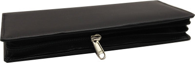 

Essart Faux Leather Check Book Holder cum Travel wallet(Set Of 1, Black)