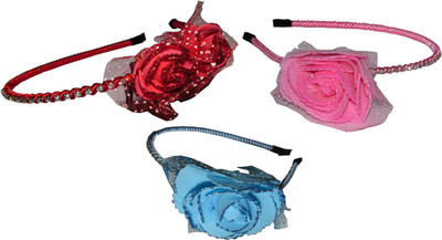

Gopi Combo of Multi Color Floral Hairbands Hair Accessory Set(Multicolor)