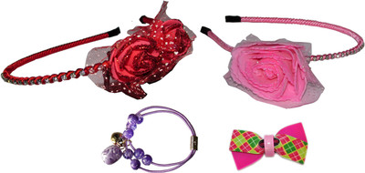 

Yashasvi Combo of Multi Color Floral Hairbands Hair Accessory Set(Multicolor)
