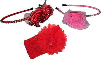 

Gopi Combo of Multi Color Floral Hairbands Hair Accessory Set(Multicolor)