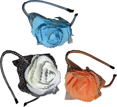 

Gopi Combo of Multi Color Floral Hairbands Hair Accessory Set(Multicolor)