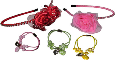 

Koyal Combo of Multi Color Floral Hairbands Hair Accessory Set(Multicolor)