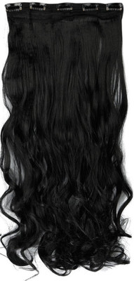 

Confidence Feel like Human hair extension Curly 24 inches Black Hair Extension