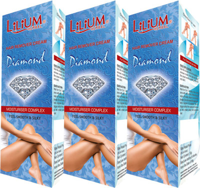 

LILIUM Diamond Hair Removal Cream 50g Pack of 3 Cream(50 g, Set of 2)