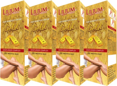 

LILIUM Gold Hair Removal Cream 50g Pack of 4 Cream(50 g, Set of 2)