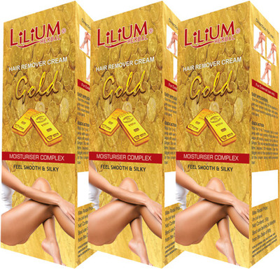 

LILIUM Gold Hair Removal Cream 50g Pack of 3 Cream(50 g, Set of 2)