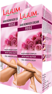 

LILIUM Rose Hair Removal Cream 50g Pack of 2 Cream(50 g, Set of 2)