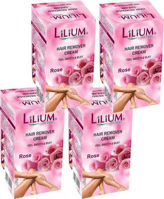 

LILIUM Rose Hair Removal Cream 40g Pack of 4 Cream(40 g, Set of 2)