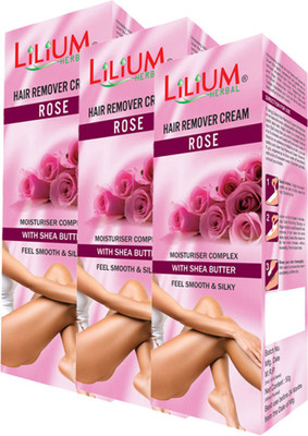 

LILIUM Rose Hair Removal Cream 50g Pack of 3 Cream(50 g, Set of 2)