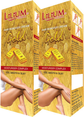

LILIUM Gold Hair Removal Cream 50g Pack of 2 Cream(50 g, Set of 2)