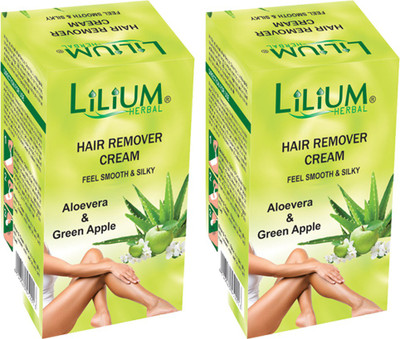

LILIUM Aloe Vera Hair Removal Cream 40g Pack of 2 Cream(40 g, Set of 2)