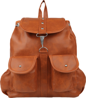 

Anushka Collection Solid 9.5 L Backpack(Brown)