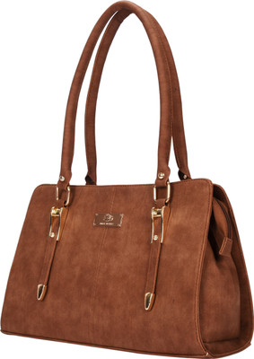 Whiteflower Shoulder Bag(Brown)