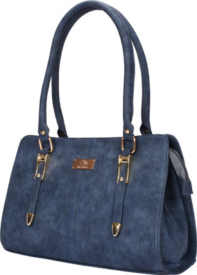 

whiteflower Shoulder Bag(Blue)