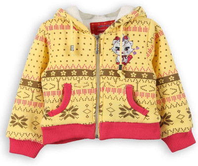 

Lilliput Full Sleeve Printed Baby Boys & Baby Girls Casual Jacket, Yellow