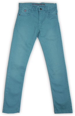 

US Polo Kids Slim Boys Blue Jeans, Dk. blue