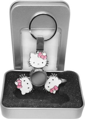 

HALO NATION Metal Spinner Kitty Key Chain
