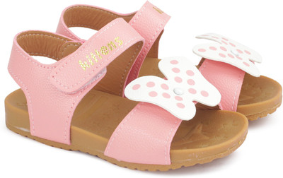KITTENS Girls Velcro Flats(Pink